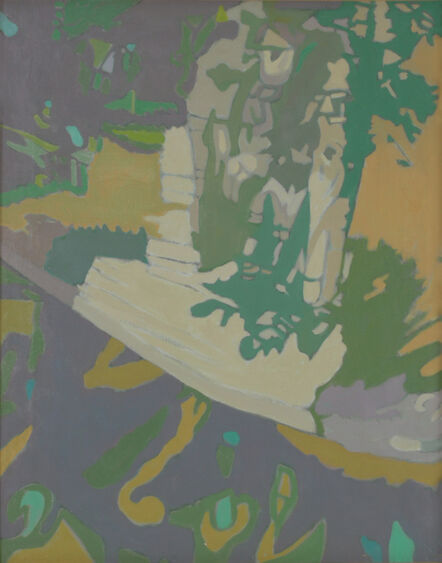 Ralph Wickiser, ‘Apple Tree in Yellow’, 1990