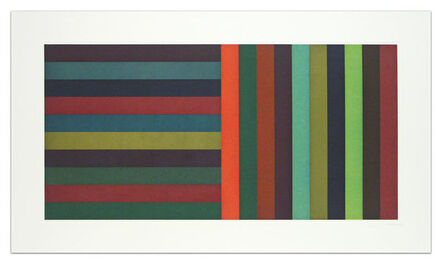 Sol LeWitt, ‘Horizontal Color Bands and Vertical Color Bands’, 1991