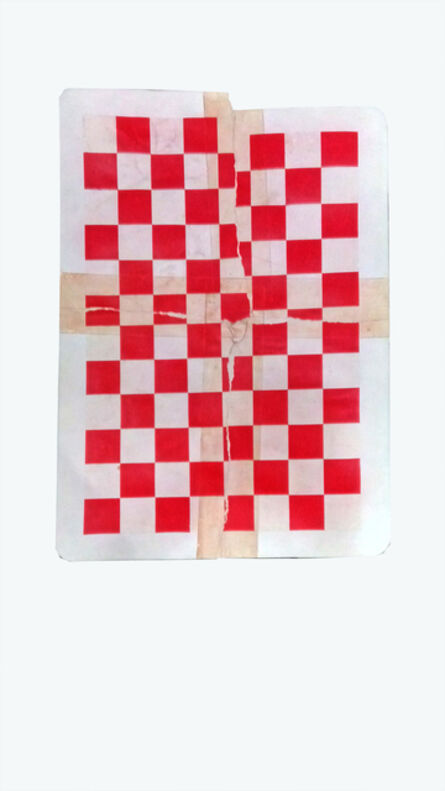 Ryan Brown, ‘Three Of A Kind (Red Card)’, 2019