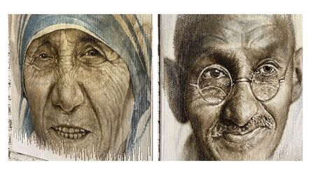 Sergi Cadenas, ‘Mother Teresa - Gandhi’, 2021