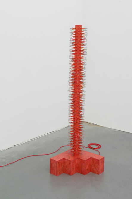 Dana Hemenway, ‘Untitled (Latch Hook - red)’, 2019