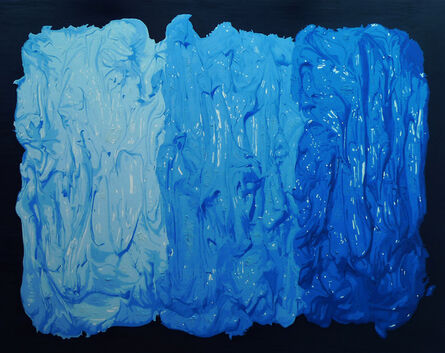Feng Zhengquan, ‘Triple of Blue’, 2010