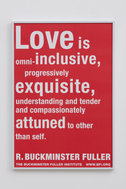 R. Buckminster Fuller, ‘Love is omni-inclusive’