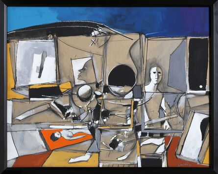 John Hultberg, ‘Untitled - Artist's Studio’, ca. 1960