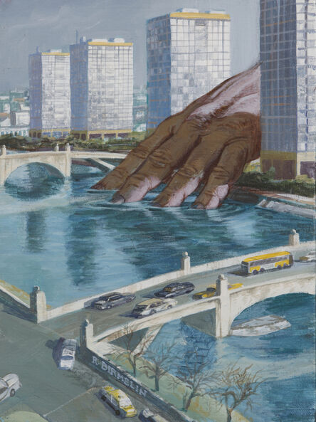 Robert Birmelin, ‘Cooling Waters City with Hand’, 2001