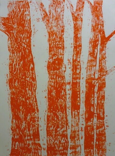 Meghan Gerety, ‘Woodblock no. 2 (Orange)’, 2012