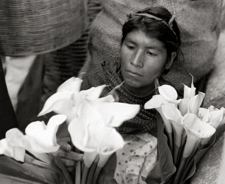 Ellen Auerbach, ‘Lily Woman, Oaxaca, Mexico’, 1956