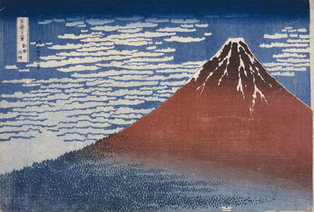Katsushika Hokusai, ‘Fine Wind, Clear Morning (Gaif^u kaisei)’, ca. 1800-1849