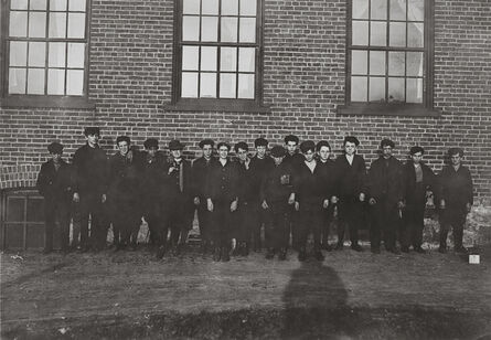 Lewis Wickes Hine, ‘Child Laborers, Chace Cotton Mill, Burlington, Vermont’, 1909