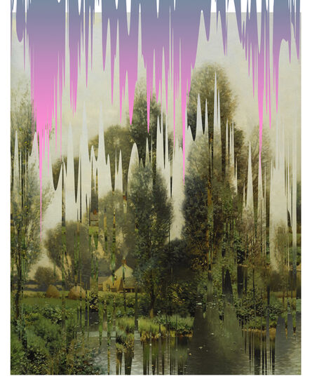 Alexis Mata, ‘Ejercicio de distorsión sobre paisaje’, 2019