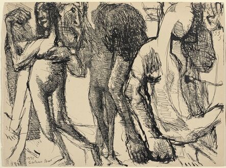 Louis Soutter, ‘Entre nus - gâteux tous’, 1935
