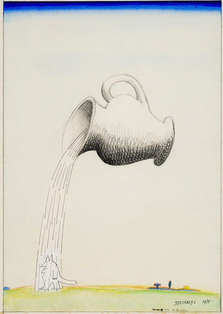 Saul Steinberg, ‘Rain (Cover F)’, 1975