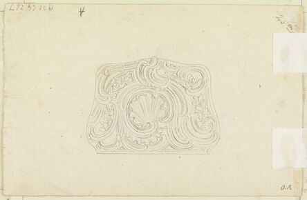 Juste-Aurèle Meissonnier, ‘Design for a Snuff Box Cover’, ca. 1750