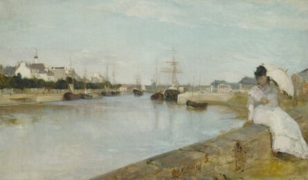 Berthe Morisot, ‘The Harbor at Lorient’, 1869