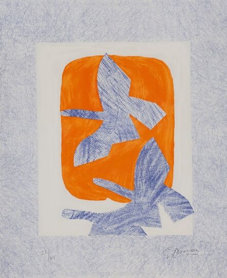 Georges Braque, ‘Oiseaux en Vol. Soleil Couchant - Birds in Flight. Setting Sun’, 1961