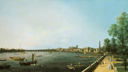 Canaletto, ‘London: The Thames from Somerset House Terrace towards Westminster ’, ca. 1750-1751