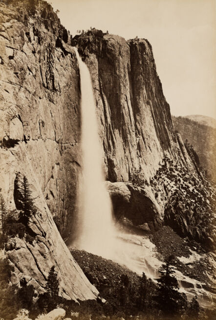 Carleton E. Watkins, ‘Upper Yosemite Falls’, 1878-1881