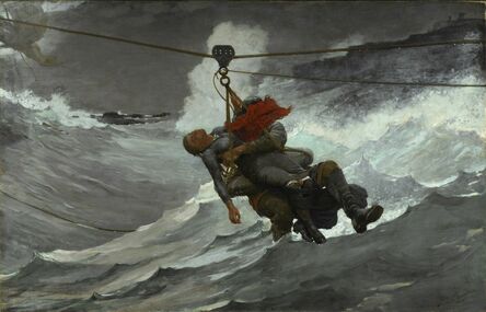 Winslow Homer, ‘The Life Line’, 1884