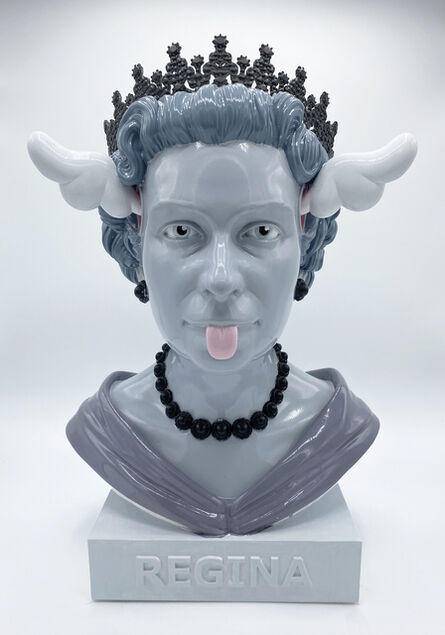 D*Face, ‘Queen Bust Noir’, 2021