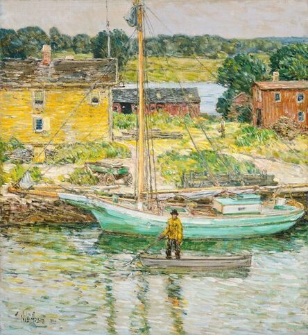 Childe Hassam, ‘Oyster Sloop, Cos Cob’, 1902
