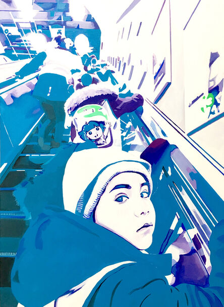 Han Yoonhee, ‘London Pimlico Station Escalator’, 2019