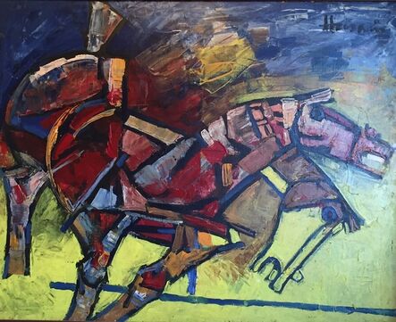 Maqbool Fida Husain, ‘Horses’, 1999