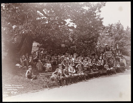 Jacob A. Riis, ‘Public School 105 in Manhattan at the vacation playgrounds in Bronx-Park. August 19th, 1902’, 1902