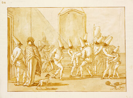 Giovanni Domenico Tiepolo, ‘The Badminton Victory, Divertimento per li ragazzi’, ca. 1797