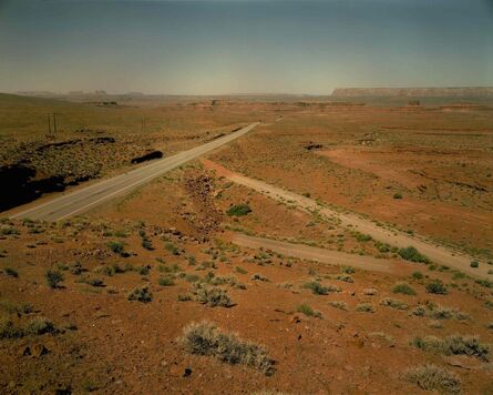 Steve Fitch, ‘Three highways Between Mexican Hat and Bluff, Utah, June 18’, 1983