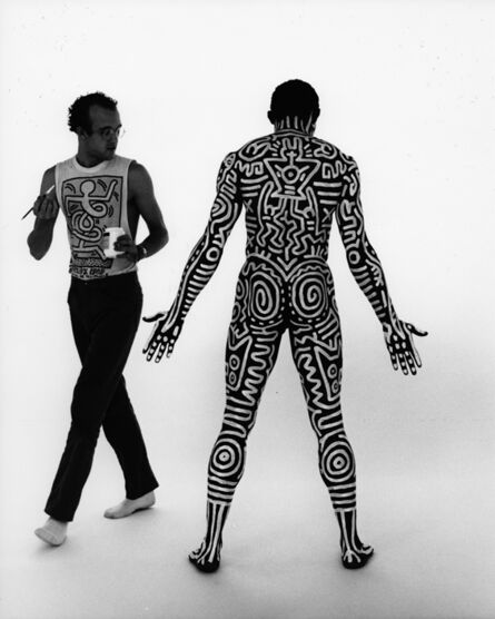 Tseng Kwong Chi, ‘Bill T. Jones, body painted by Keith Haring, London’, 1983