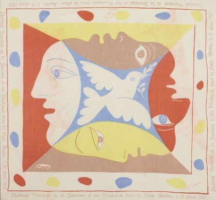 Pablo Picasso, ‘World Festival of Youth and Students for Peace Scarf’, 1951