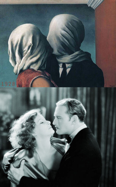 Bonnie Lautenberg, ‘1928, The Mysterious Lady - Rene Magritte, The Lover’, 2018