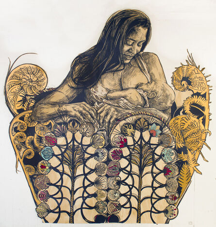 Swoon, ‘Dawn and Gemma’, 2014