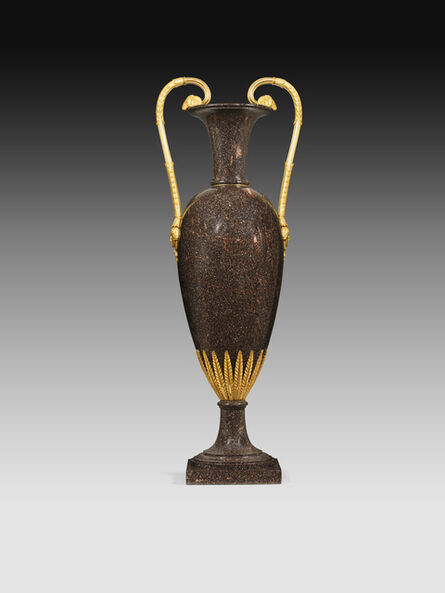 Royal Älvdalens Manufactory, ‘Monunmental porphyry vase’, ca. 1810