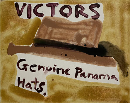 Katherine Bernhardt, ‘Victor's Genuine Panama Hats’, 2021