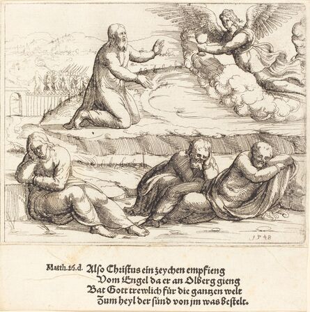Augustin Hirschvogel, ‘The Agony in the Garden’, 1548