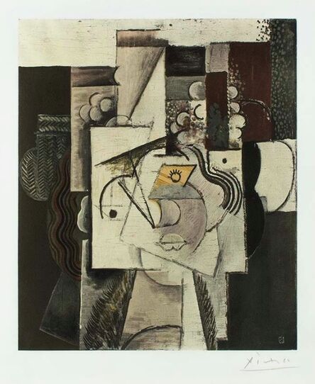 Pablo Picasso, ‘Tete de jeune fille au chapeau garni de raisins’, 1913