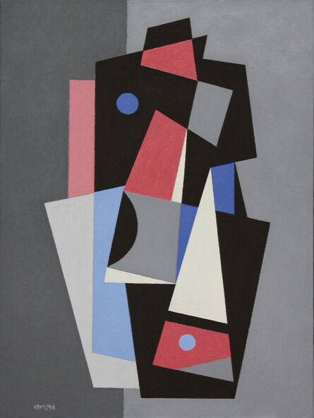 Hugo Marziani, ‘abstracto a’, 1959
