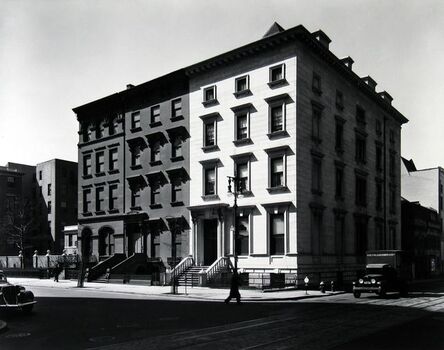 Berenice Abbott, ‘Fifth Avenue Houses #4, 6 and 8 (from the series "Changing New York")’, 1936