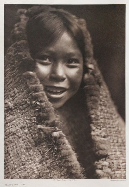 Edward S. Curtis, ‘Clayoquot Girl’, Neg. date: 1915 c.