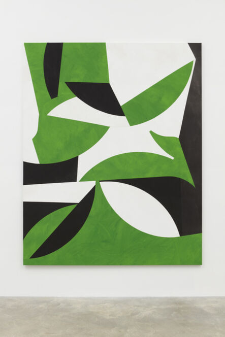 Sarah Crowner, ‘Tropical Forms (Grass Green)’, 2017