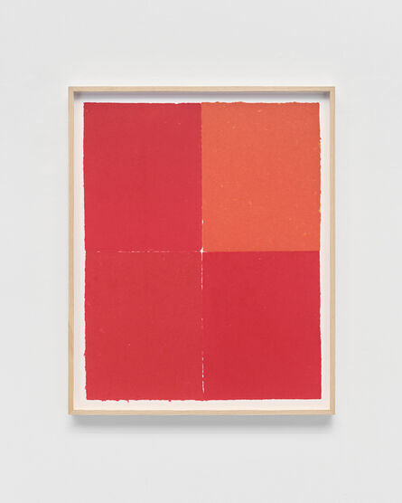 Ethan Cook, ‘Three reds, an orange’, 2021