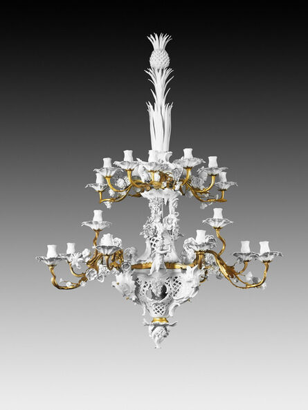 Royal Manufactory of porcelain of Berlin, ‘Twenty-one lights chandelier’, early 19th century
