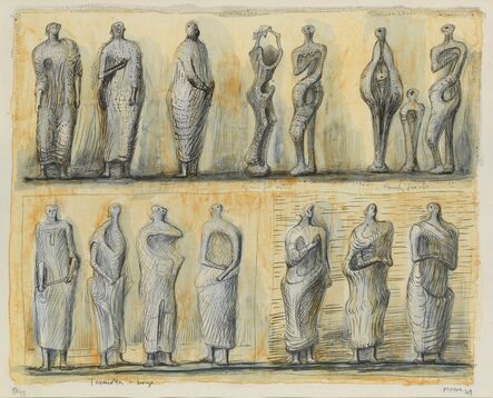 Henry Moore, ‘Standing Figures’, 1949