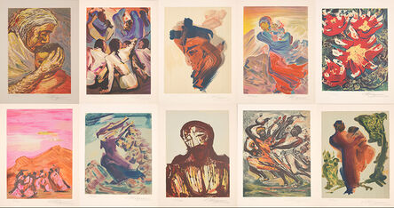 David Alfaro Siqueiros, ‘Mexican Suite (10 Lithographs)’, 1968