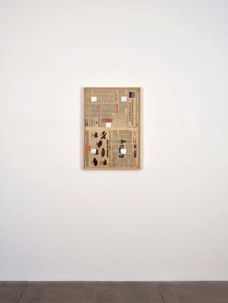 Niele Toroni, ‘Imprints of paintbrush no. 50 repeated at regular intervals of 30 cm’, 1991