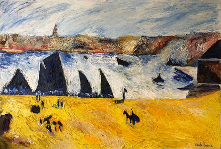 Hugues Claude Pissarro, ‘Camille - Le quai jaune’, 1990
