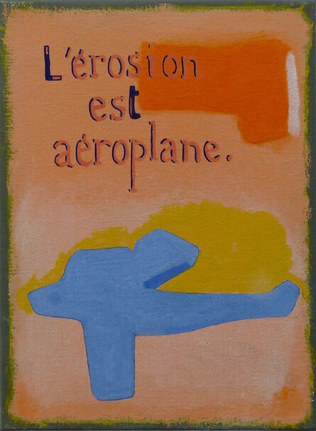 Jean-Michel Alberola, ‘L'érosion est aéroplane’, 2020
