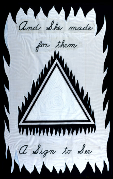 Judy Chicago, ‘Cartoon for Entryway Banner #2—And She Made for Them a Sign to See from The Dinner Party’, 1978