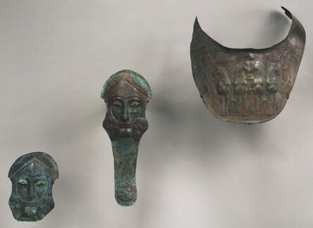 ‘Group of Armor for Horses: Prometodpidia (2) and Breastplates (2)’, ca. 480 BCE